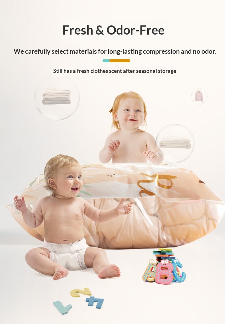 Lillian Home Dormitory Compression Thickened Multi-Specification Quilt Clothes Storage Vacuum Bags_voghion.com