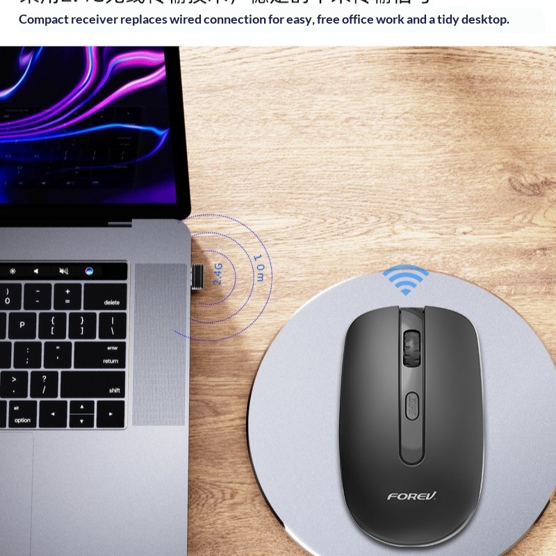 Digitex Digitex FV180 Wireless Optical Business Office Lightweight Power Saving Computer Notebook Home Portable Silent Mouse_voghion.com