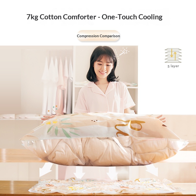 Lillian Home Dormitory Compression Thickened Multi-Specification Quilt Clothes Storage Vacuum Bags_voghion.com