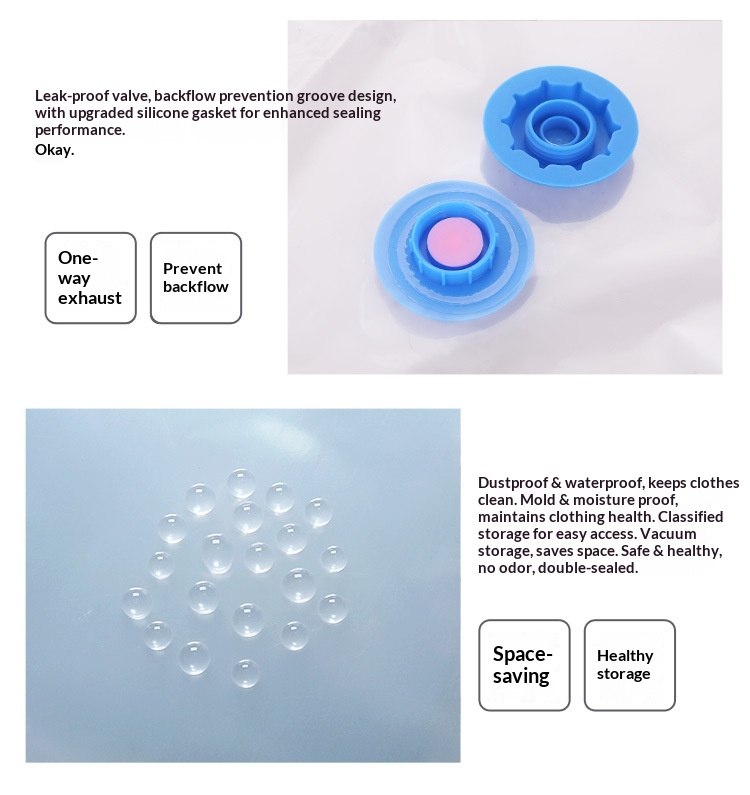 Lillian Single Pack Large Vacuum Compression Quilt Clothes Packing Organizer Dustproof Storage Bag_voghion.com