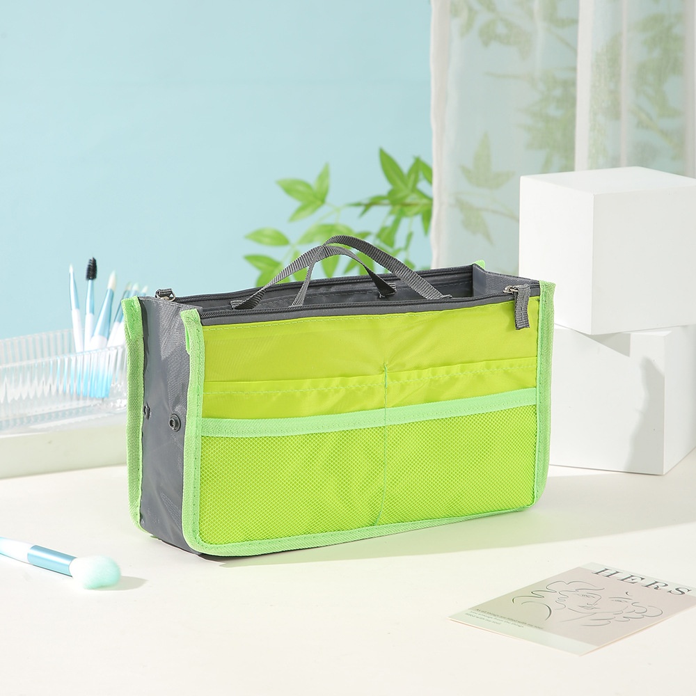 Lillian Portable Lightweight Large Capacity Makeup Double Zipper Thickened Toiletry Multi-Functional Data Cable Storage Bag_voghion.com