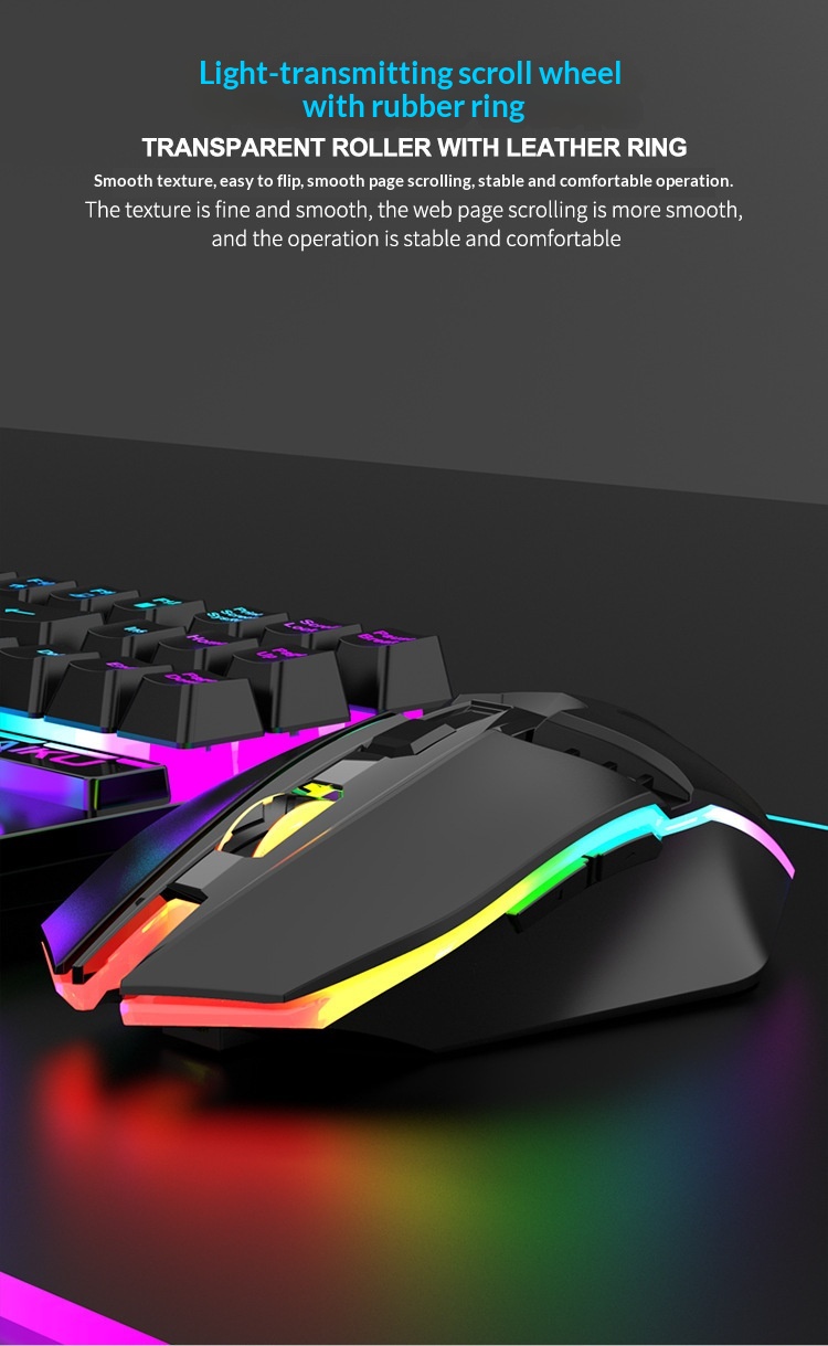 Digitex Digitex RAIKU R905 Wireless Charging Gaming Illuminated Keyboard And Mouse Set_voghion.com