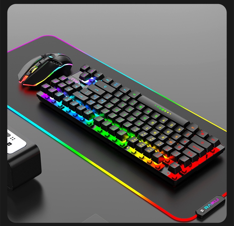 Digitex Digitex RAIKU R905 Wireless Charging Gaming Illuminated Keyboard And Mouse Set_voghion.com