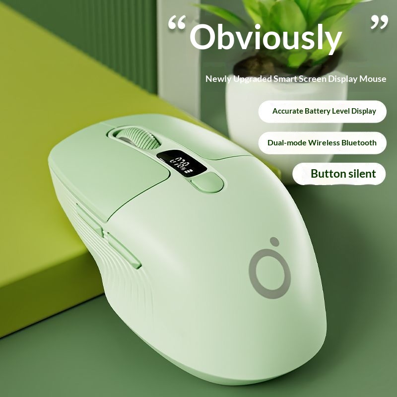 Digitex Forerunner Q1 Kablosuz Bluetooth Fare, Ekranlı, Şarj Edilebilir, Dizüstü Bilgisayar, Ofis, Sessiz, Oyun, Evrensel,_voghion.com