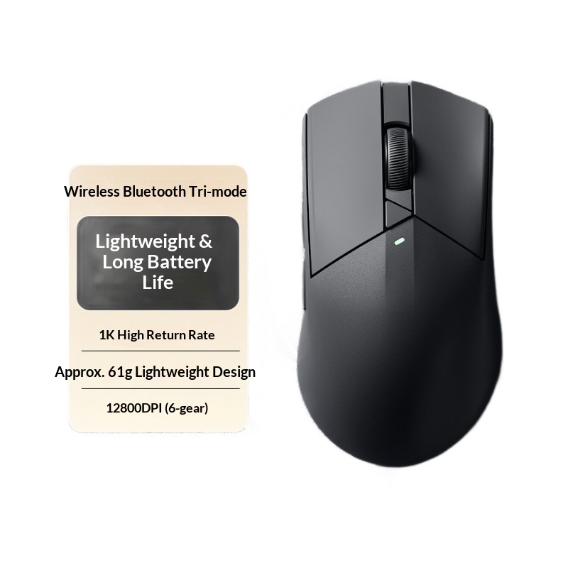 Digitex Digitex Forerunner GS01 Wireless Mouse Gaming Bluetooth Lightweight Wired Three-Mode Computer Office Large Hand_voghion.com