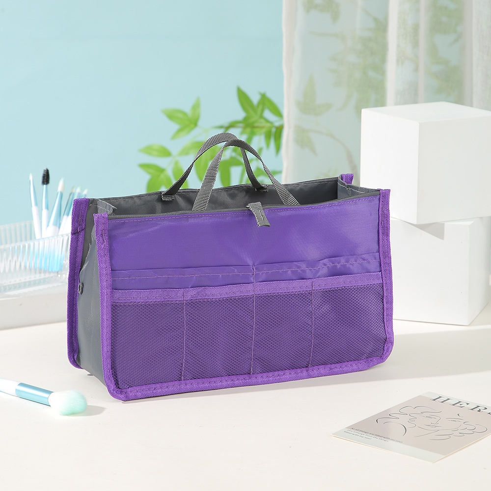 Lillian Portable Lightweight Large Capacity Makeup Double Zipper Thickened Toiletry Multi-Functional Data Cable Storage Bag_voghion.com