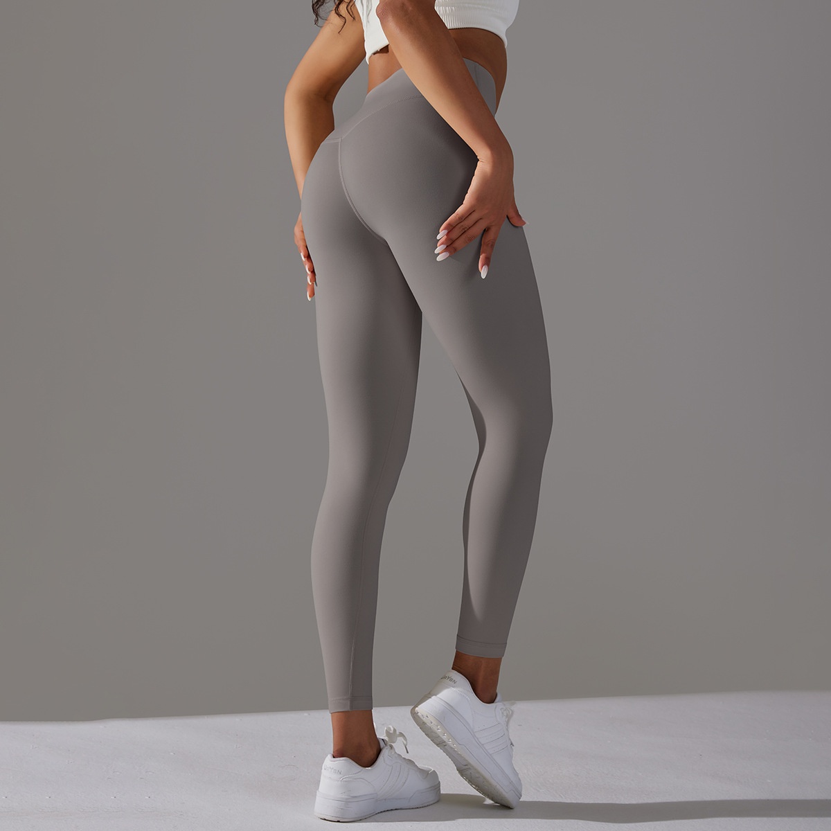 Clearance Cloud Feel Warm Fleece Thickened Sports Running Fitness Leggings Autumn Winter Yoga High Waist Long Pants_desvips.com