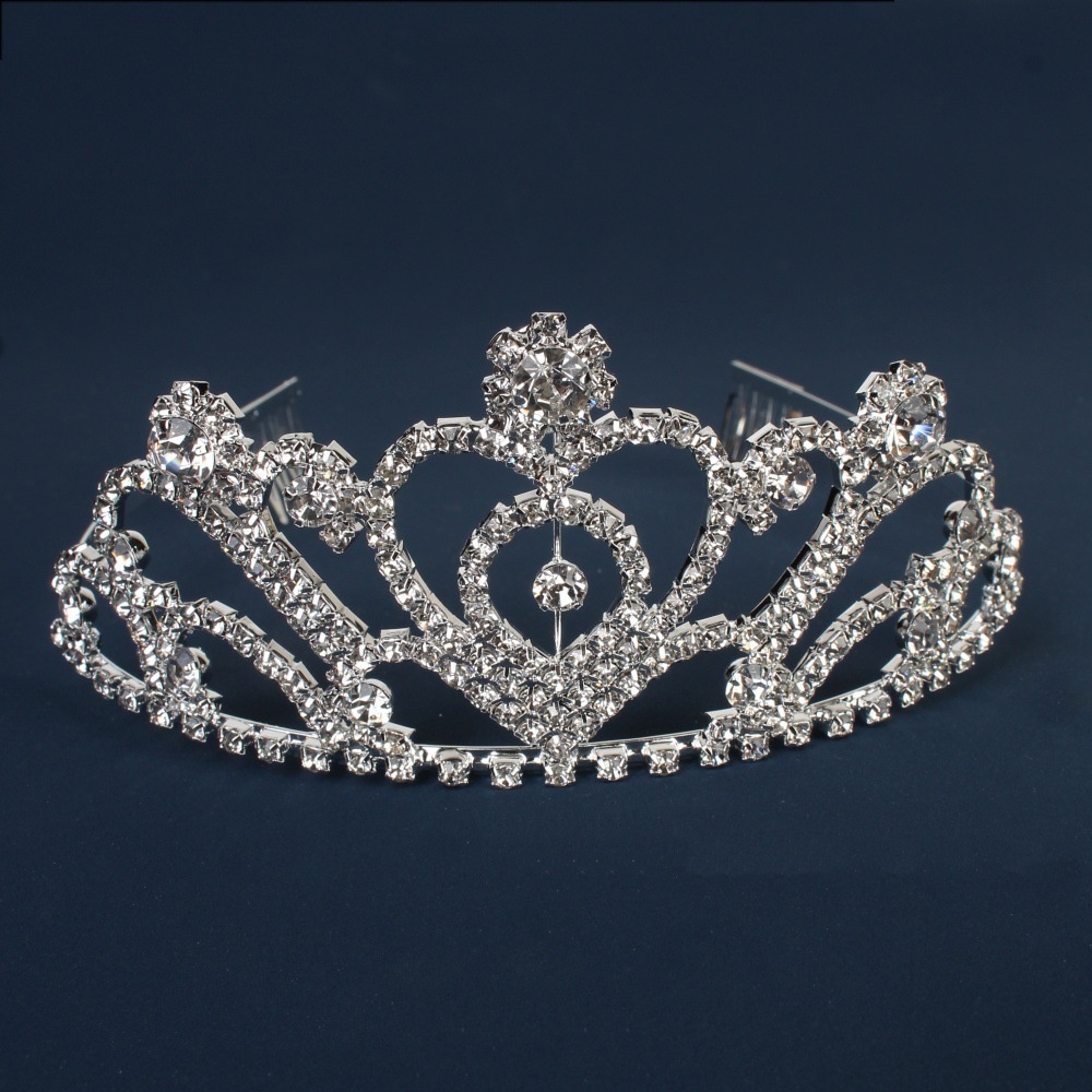 Lillian Braut- und Brautjungfernkrone im europäischen und amerikanischen Stil, Haarschmuck mit Diamantbesatz, Damenmode-Show_voghion.com