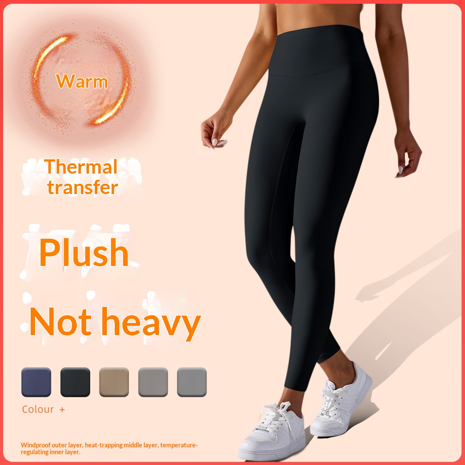 Clearance Cloud Feel Warm Fleece Thickened Sports Running Fitness Leggings Autumn Winter Yoga High Waist Long Pants_desvips.com