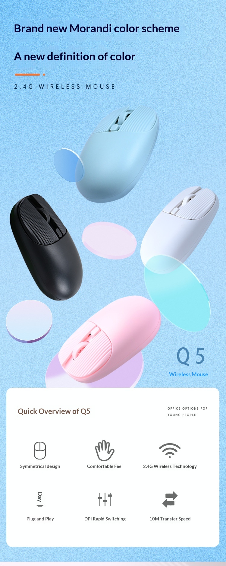 Digitex Digitex Nieuwe mini-laptop draadloze draagbare muis voor op kantoor_voghion.com