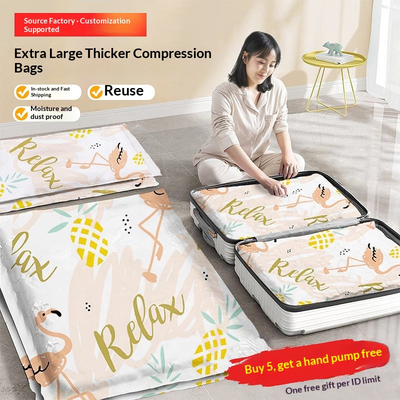 Lillian Home Dormitory Compression Thickened Multi-Specification Quilt Clothes Storage Vacuum Bags_voghion.com