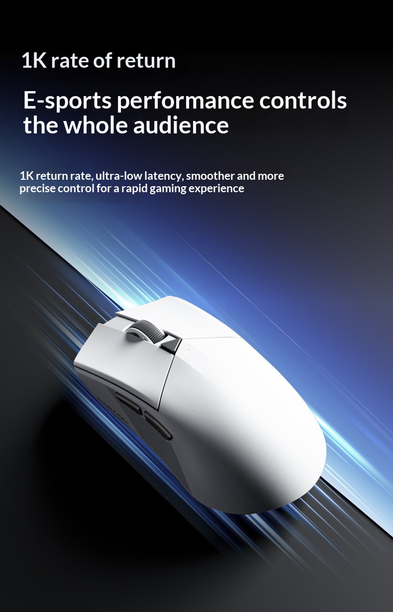 Digitex Digitex Forerunner GS01 Wireless Mouse Gaming Bluetooth Lightweight Wired Three-Mode Computer Office Large Hand_voghion.com