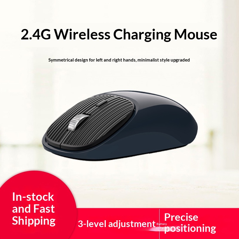 Digitex 125 Auflösung, wiederaufladbare, kabellose 2,4-GHz-Maus mit USB-C-Anschluss, ergonomisch und leise fürs Büro_voghion.com