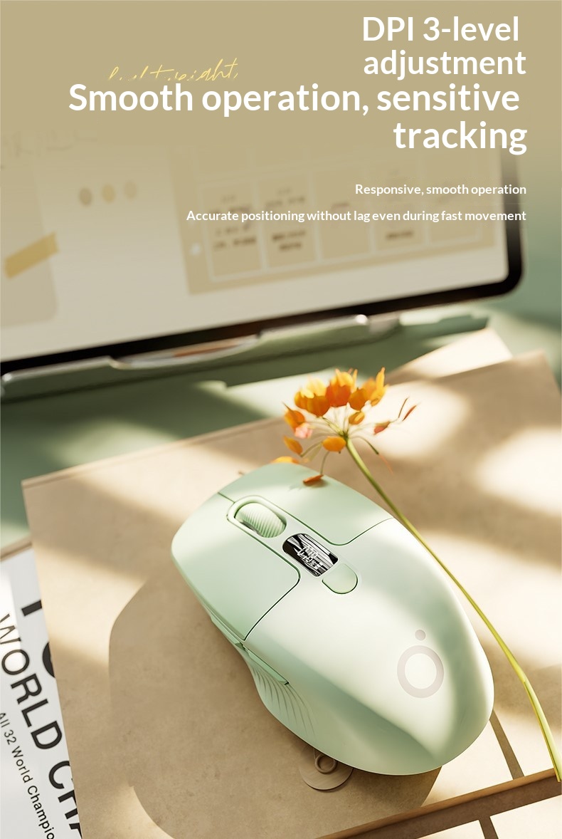 Digitex Forerunner Q1 Kablosuz Bluetooth Fare, Ekranlı, Şarj Edilebilir, Dizüstü Bilgisayar, Ofis, Sessiz, Oyun, Evrensel,_voghion.com