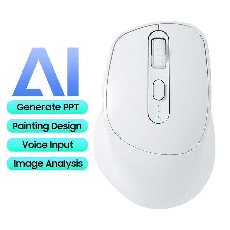 Digitex Digitex Bluetooth Wireless AI Laptop Desktop Office Silent Noiseless Infinite Mouse Rechargeable Model_voghion.com