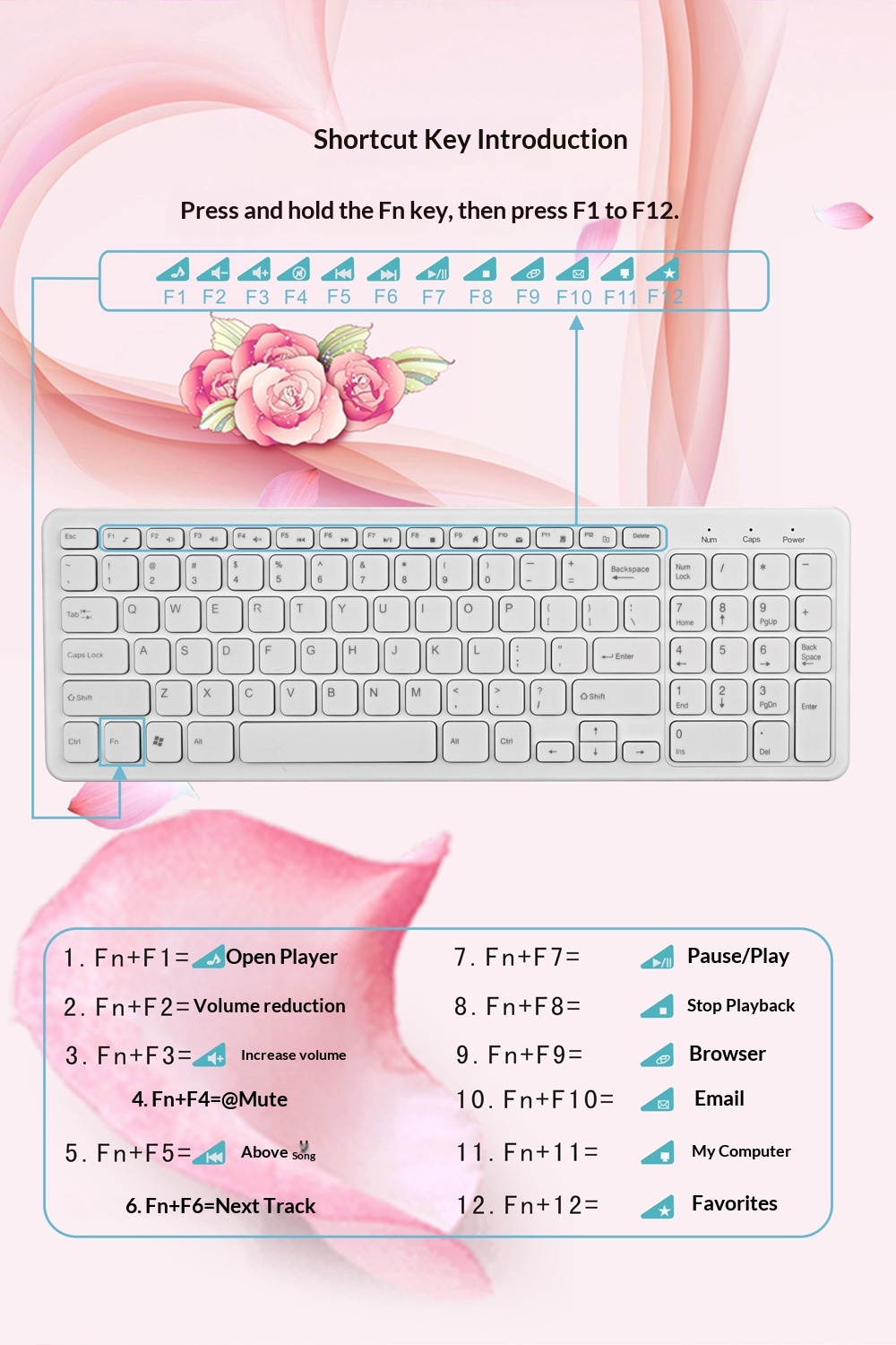 Digitex Digitex GKM520 Colorful Smart Power-Saving For Home Office Business Wireless Keyboard And Mouse Set_voghion.com