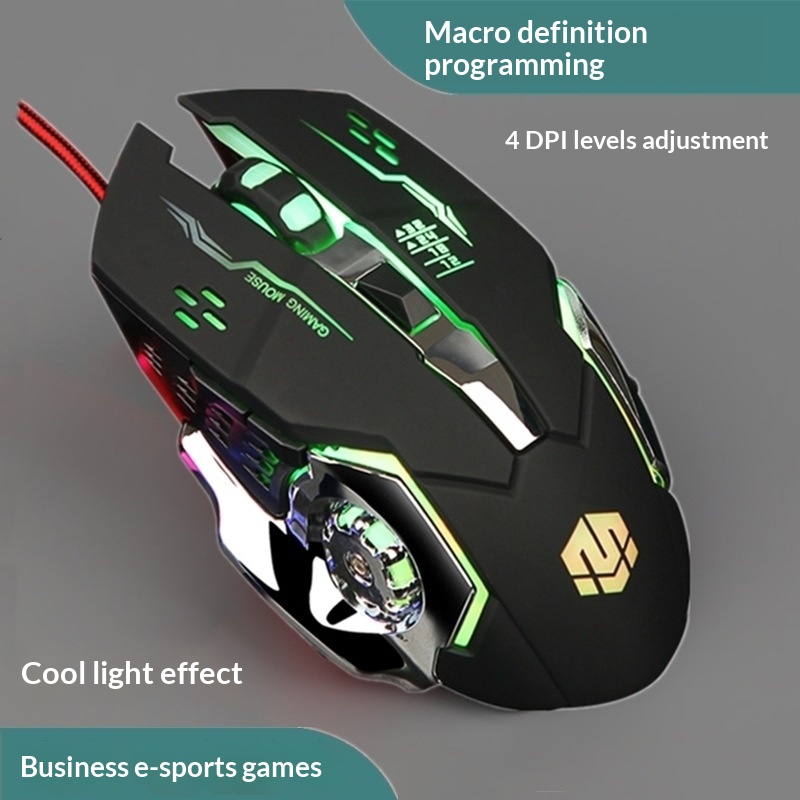 Digitex Digitex Home Computer Business Gaming USB Wired Luminous Mouse Ro Definition Programming Cross-Border In Stock Foreign Trade_voghion.com