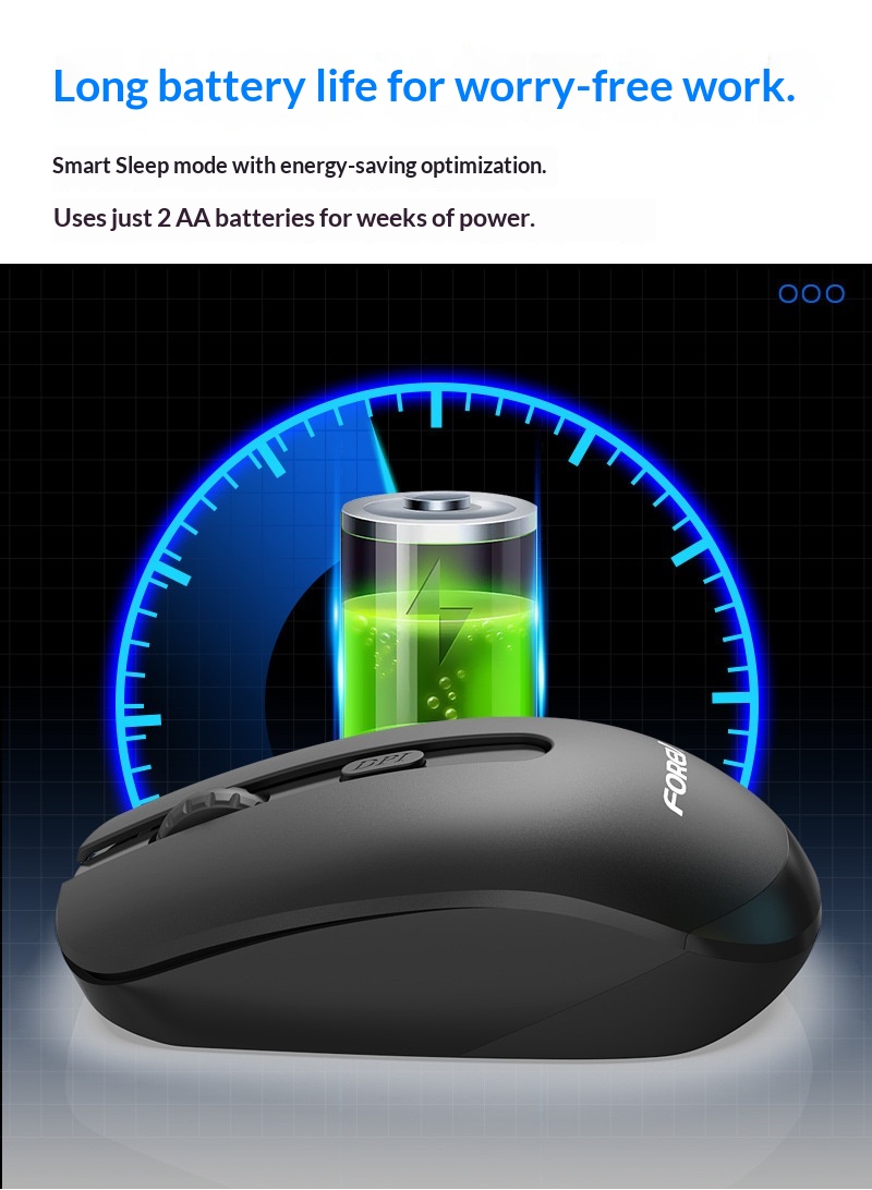 Digitex Digitex FV180 Wireless Optical Business Office Lightweight Power Saving Computer Notebook Home Portable Silent Mouse_voghion.com