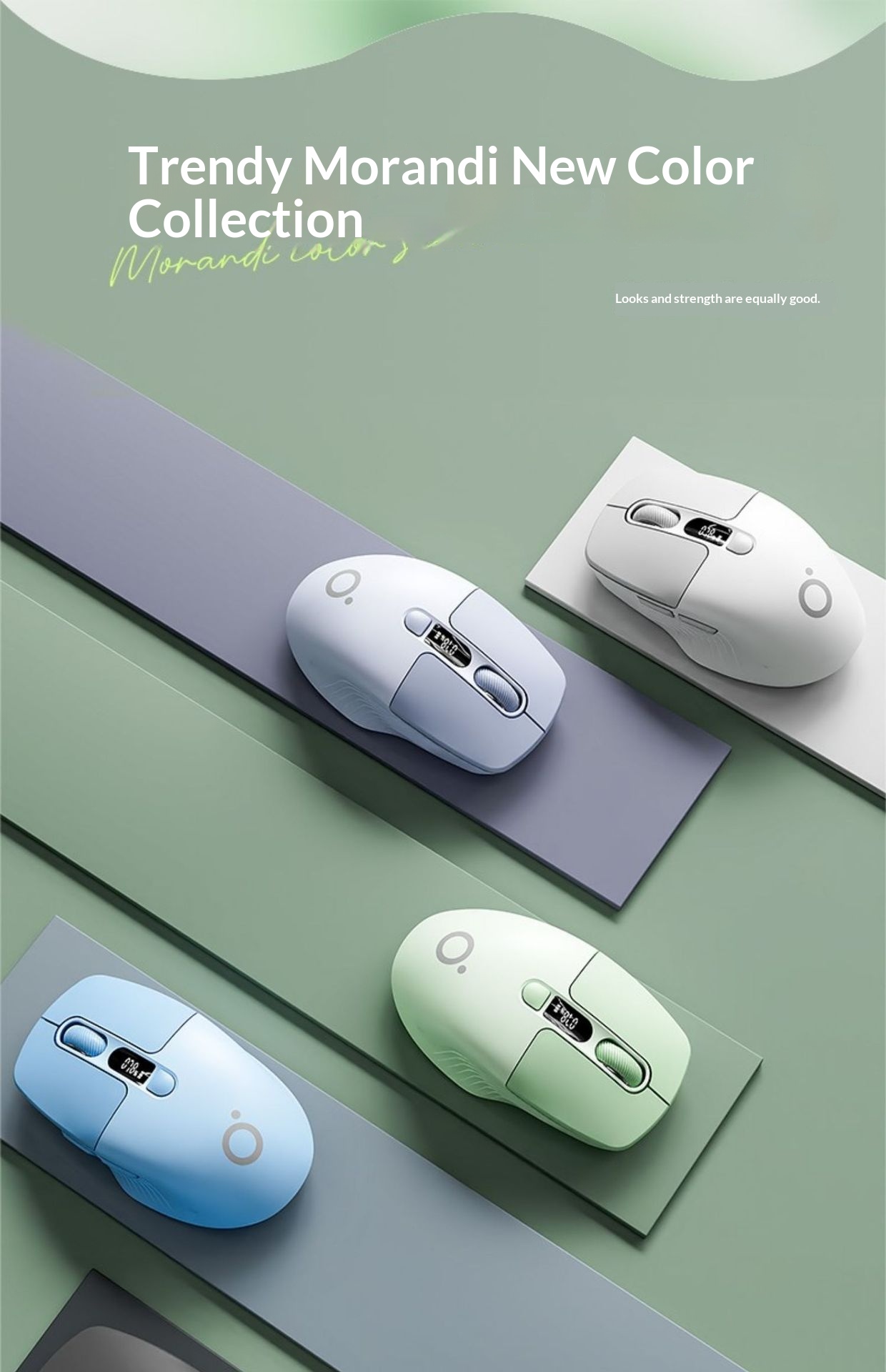 Digitex Forerunner Q1 Kablosuz Bluetooth Fare, Ekranlı, Şarj Edilebilir, Dizüstü Bilgisayar, Ofis, Sessiz, Oyun, Evrensel,_voghion.com