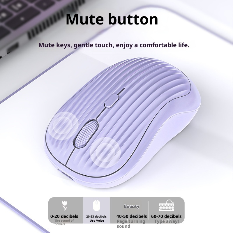 Digitex Dual-Mode Wireless Bluetooth-Maus, kompatibel mit Smartphones, Tablets, iPads und Laptops, leise und geräuscharm_voghion.com