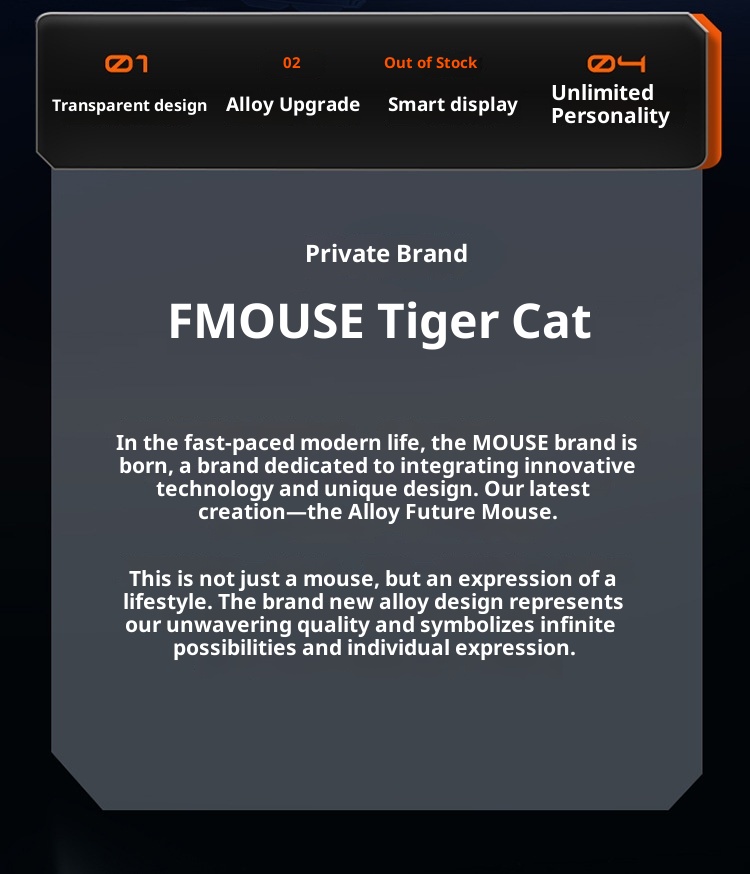 Ratón Digitex M135 con pantalla inteligente, transparente, de aleación, inalámbrico, Bluetooth, tres modos, para armar uno mismo._voghion.com