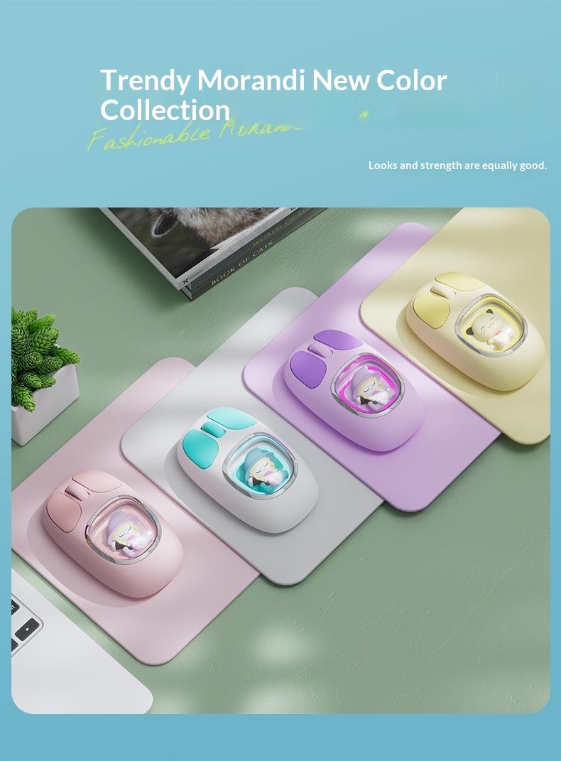 Digitex Digitex Girls Mouse Silent Office Computer Notebook Rechargeable Game Bluetooth Mobile Phone Tablet Wireless Dual Mode_voghion.com