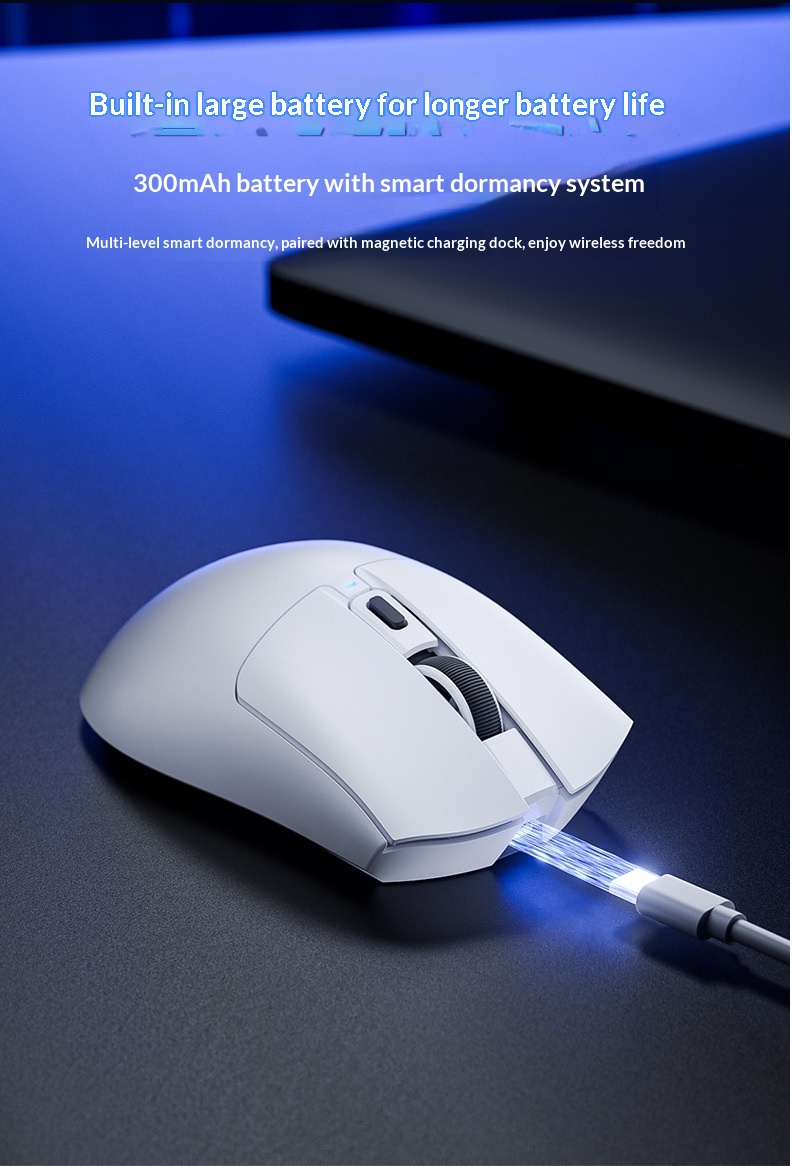Digitex Digitex Wolf Spider SC380 Wireless Bluetooth Three-Mode Mouse Gaming Lightweight RGB Programmable Laptop Desktop Rechargeable_voghion.com