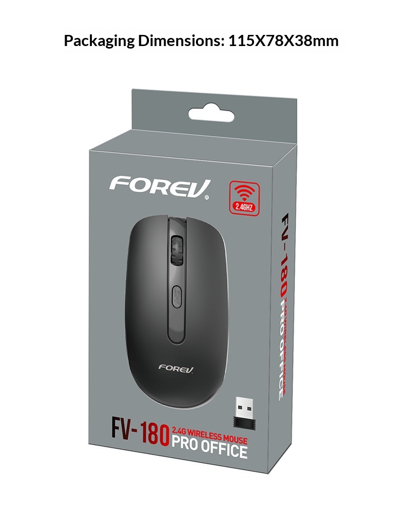 Digitex Digitex FV180 Wireless Optical Business Office Lightweight Power Saving Computer Notebook Home Portable Silent Mouse_voghion.com