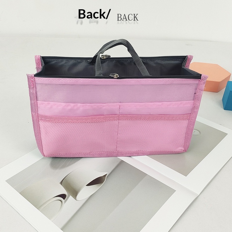 Lillian Portable Lightweight Large Capacity Makeup Double Zipper Thickened Toiletry Multi-Functional Data Cable Storage Bag_voghion.com