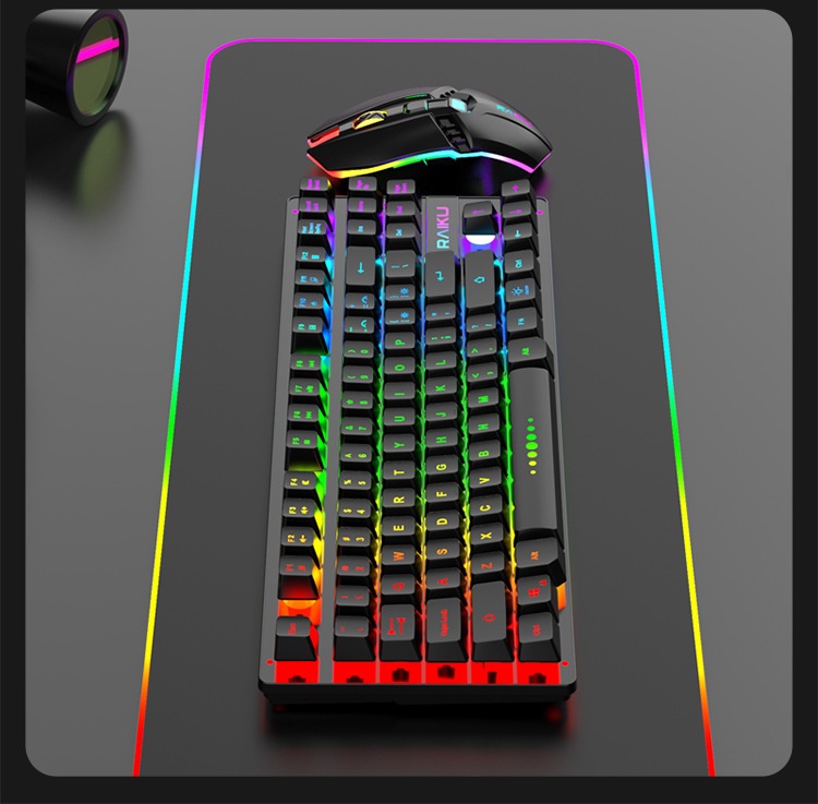 Digitex Digitex RAIKU R905 Wireless Charging Gaming Illuminated Keyboard And Mouse Set_voghion.com