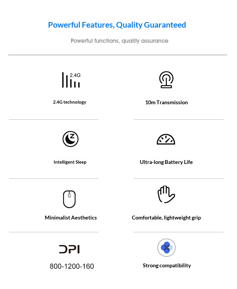 Digitex Digitex FV180 Wireless Optical Business Office Lightweight Power Saving Computer Notebook Home Portable Silent Mouse_voghion.com