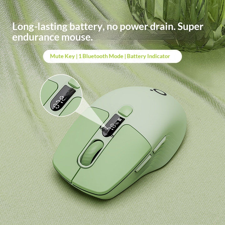 Digitex Forerunner Q1 Kablosuz Bluetooth Fare, Ekranlı, Şarj Edilebilir, Dizüstü Bilgisayar, Ofis, Sessiz, Oyun, Evrensel,_voghion.com