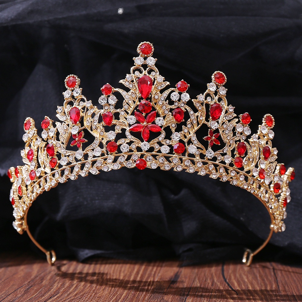 Lillian – Europäischer und amerikanischer Außenhandel – Heißer Verkauf – Strass-Tiara – Luxuriöse Kristall-Brautkönigin-Krone – Hochzeitskleid – Haar_voghion.com