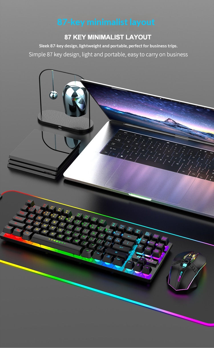 Digitex Digitex RAIKU R905 Wireless Charging Gaming Illuminated Keyboard And Mouse Set_voghion.com