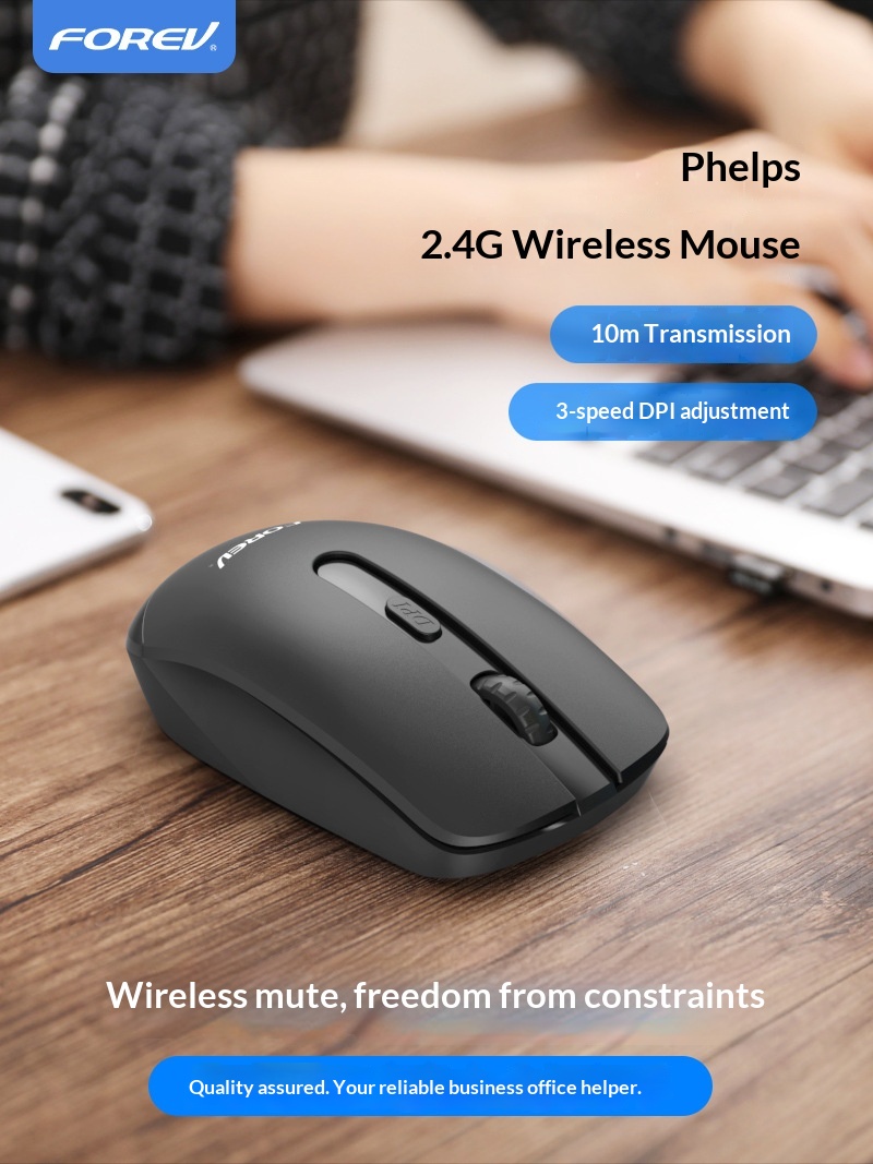 Digitex Digitex FV180 Wireless Optical Business Office Lightweight Power Saving Computer Notebook Home Portable Silent Mouse_voghion.com