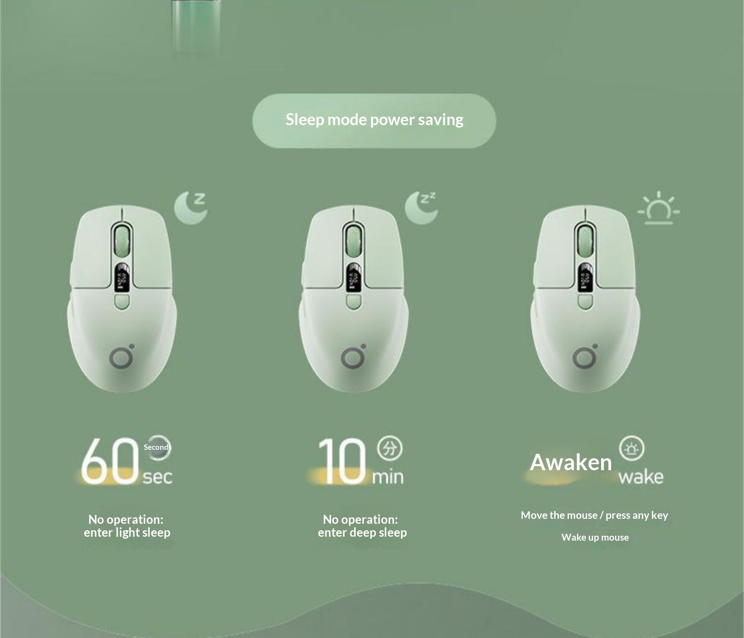 Digitex Forerunner Q1 Kablosuz Bluetooth Fare, Ekranlı, Şarj Edilebilir, Dizüstü Bilgisayar, Ofis, Sessiz, Oyun, Evrensel,_voghion.com
