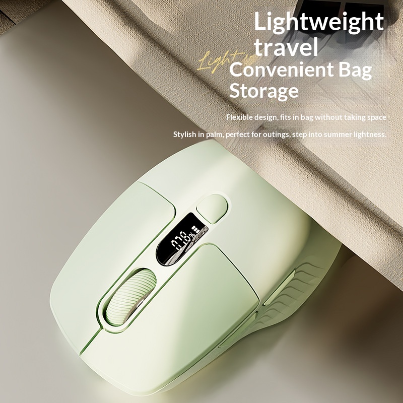 Digitex Forerunner Q1 Kablosuz Bluetooth Fare, Ekranlı, Şarj Edilebilir, Dizüstü Bilgisayar, Ofis, Sessiz, Oyun, Evrensel,_voghion.com