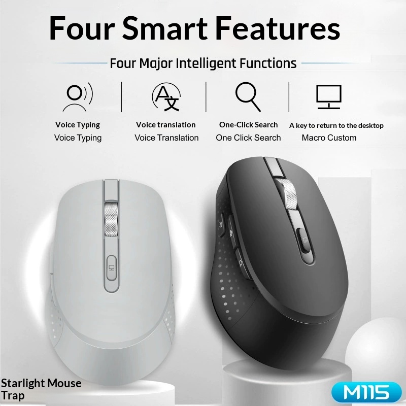 Digitex Digitex Factory Direct Bluetooth Wireless Mouse Silent Rechargeable Laptop Office Unisex Ai Dual Mode_voghion.com