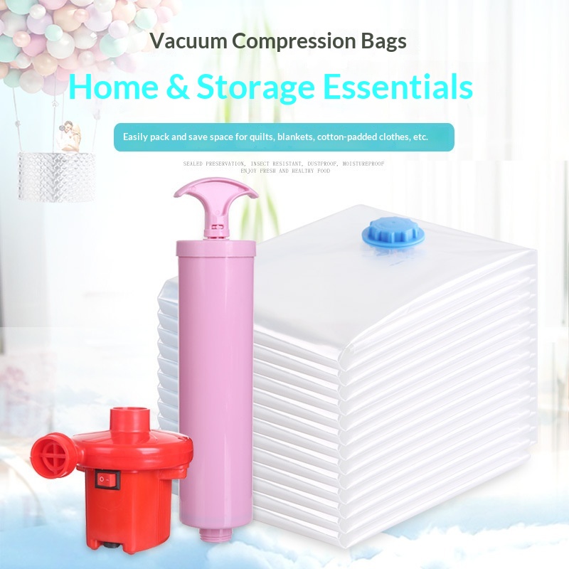 Lillian Single Pack Large Vacuum Compression Quilt Clothes Packing Organizer Dustproof Storage Bag_voghion.com