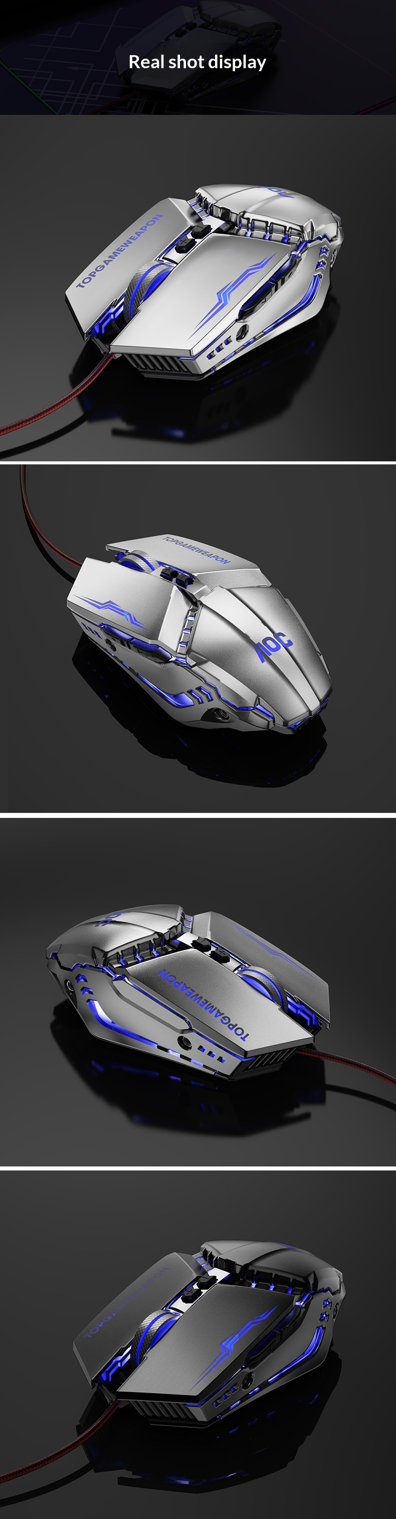 Digitex Digitex AOC GM110 Mechanische bedrade USB-desktopmuis, specifiek voor PUBG._voghion.com