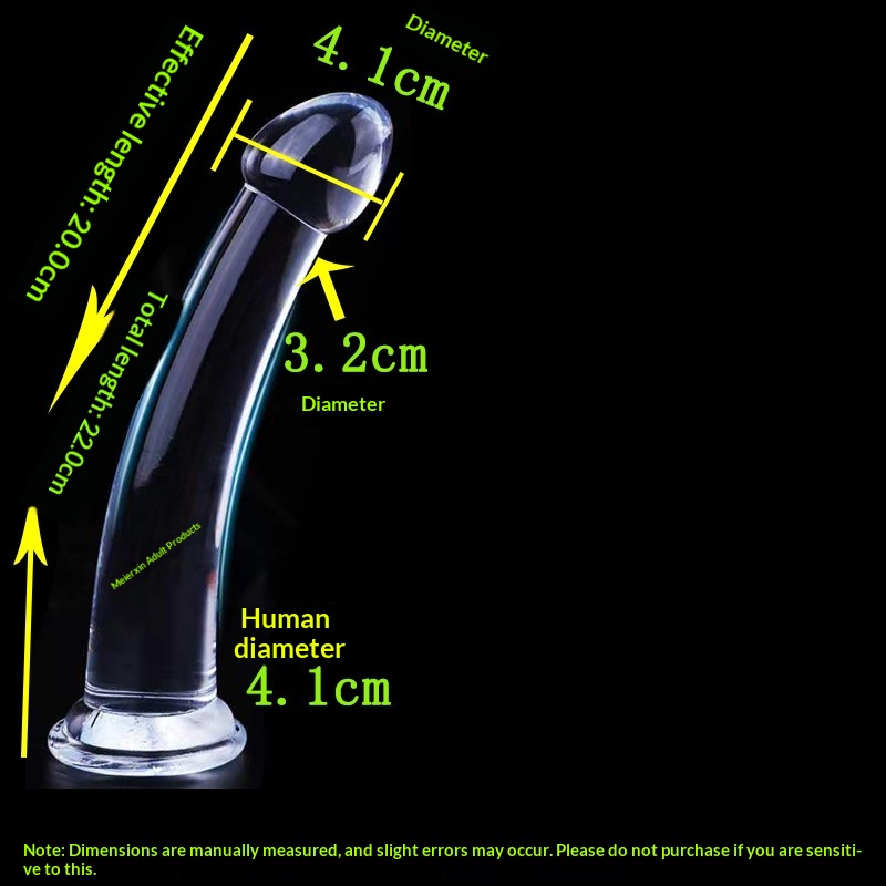 Adult Sex Toys Crystal Transparent Strips Eggless Silicone Simulation Dildos SM Back Court Anal Plug Suction Cup_voghion.com