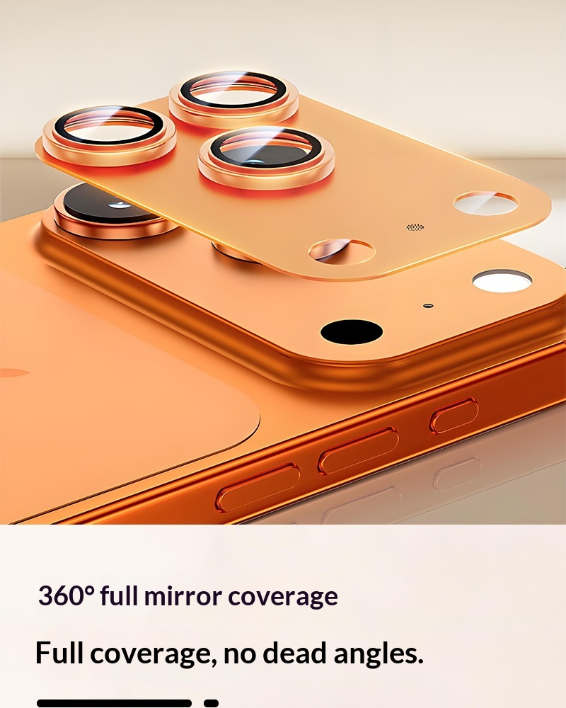 Suitable For IP Pro Max Armor Film Full Screen Coverage IP 17 Air Integrated Lens Protector_voghion.com