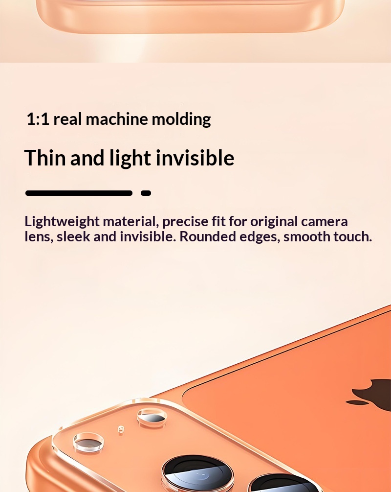 Suitable For IP Pro Max Armor Film Full Screen Coverage IP 17 Air Integrated Lens Protector_voghion.com