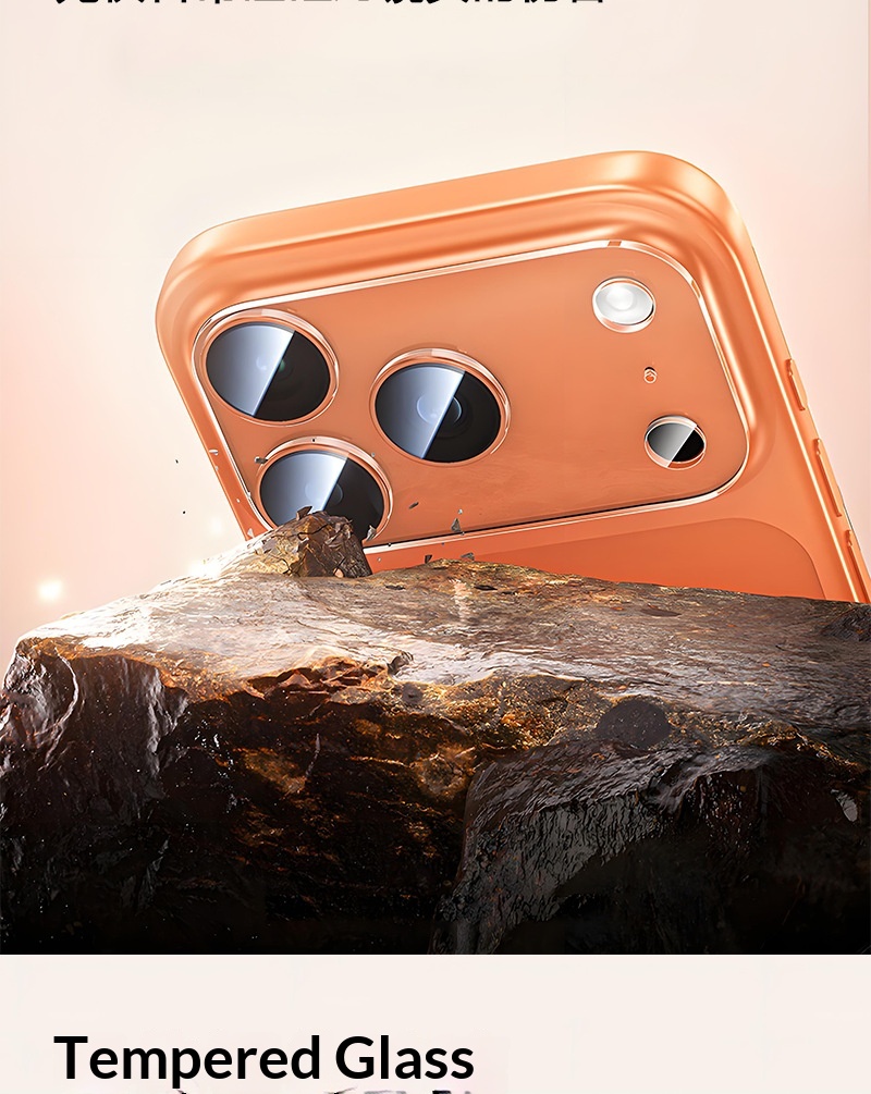 Suitable For IP Pro Max Armor Film Full Screen Coverage IP 17 Air Integrated Lens Protector_voghion.com