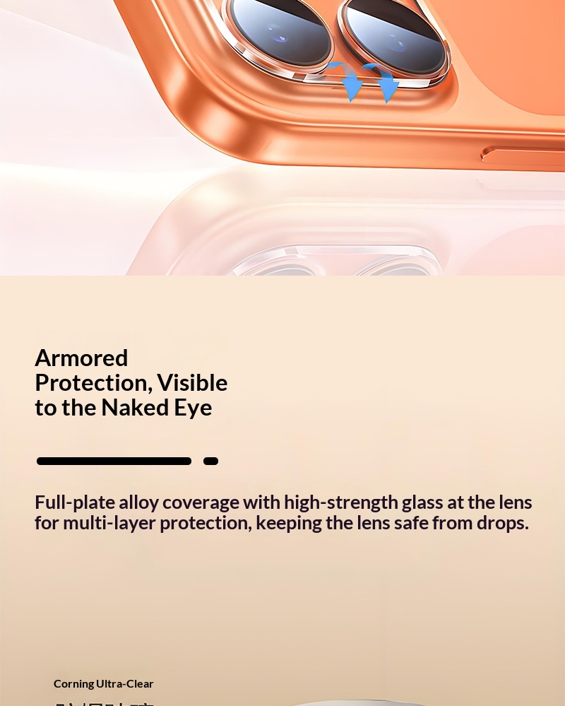 Suitable For IP Pro Max Armor Film Full Screen Coverage IP 17 Air Integrated Lens Protector_voghion.com