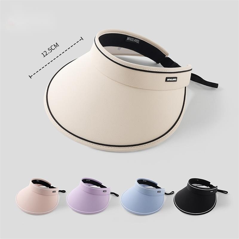 Surge Visor For Women, Summer Running Sports UV Protection Foldable Versatile Wide Brim Sun Hat_voghion.com