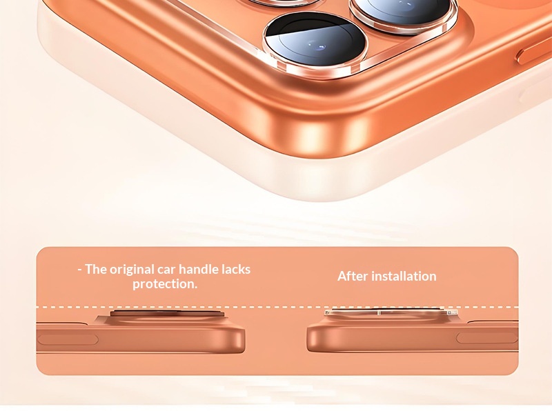 Suitable For IP Pro Max Armor Film Full Screen Coverage IP 17 Air Integrated Lens Protector_voghion.com