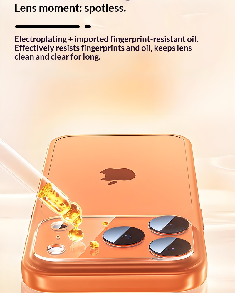 Suitable For IP Pro Max Armor Film Full Screen Coverage IP 17 Air Integrated Lens Protector_voghion.com