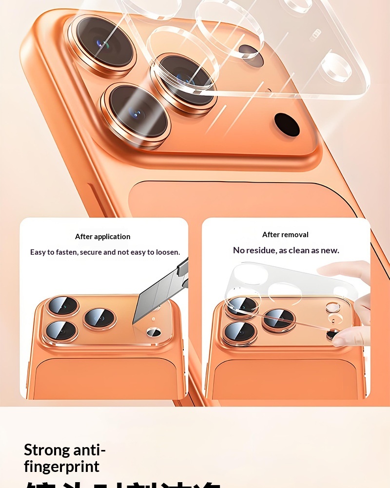 Suitable For IP Pro Max Armor Film Full Screen Coverage IP 17 Air Integrated Lens Protector_voghion.com