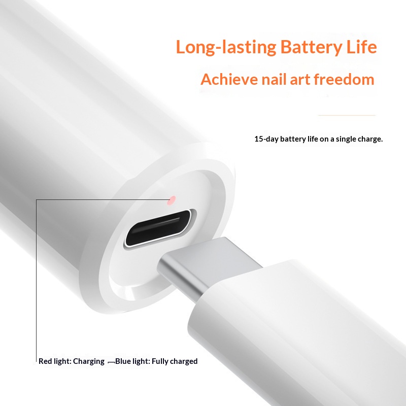 Handheld Art 360 Degree Rotating Multi-Functional Stand For Applying Nail Tips With Quick-Dry Rechargeable Light_voghion.com